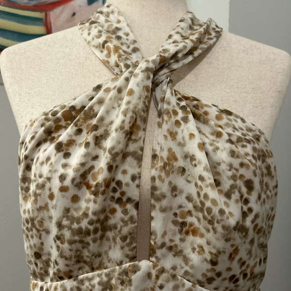 Banana Republic Halter Neck Animal Print Blouse - Picture 5 of 7